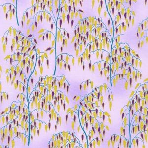 Peacock Garden Abstract Wisteria in Lilacs
