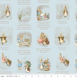 Peter Rabbit  Benjamin Bunny Story Time in Blue
