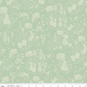 Peter Rabbit  Benjamin Bunny Tonal Garden in Green