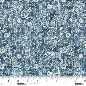 Pieces of America Paisley in Blue