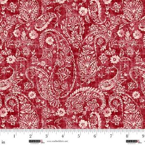 Pieces of America Paisley in Ruby