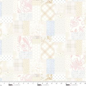 Pieces of America Patchwork in Cream