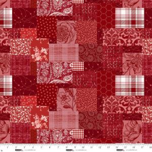 Pieces of America Patchwork in Ruby