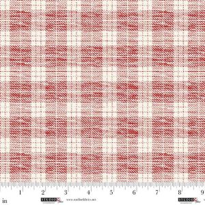 Pieces of America Plaid in Ruby