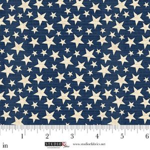 Pieces of America Small Stars in Blue