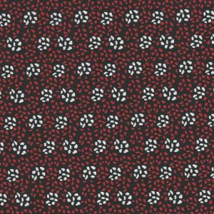 Poppy Passion Petal Clusters on Black