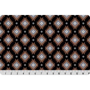 Quilting Cuddle Echoes of the Range Running Wild in Black