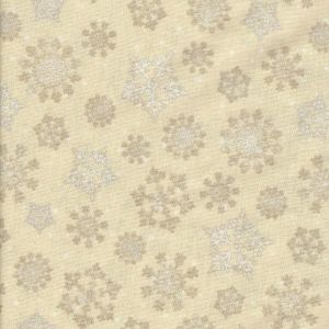 Reason for Season Snowflakes in Cream