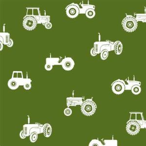 Red Barn Farm Tractors in Green