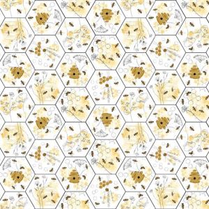 Royal Jelly Large Honeycomb in Ivory