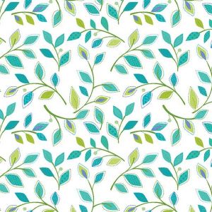 Serendipity Small Vine in Teal