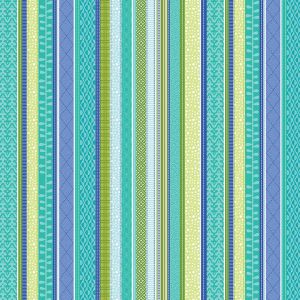 Serendipity Stripe in Teal