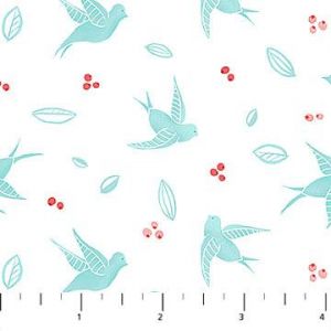 Sew Sweet Aqua Birds