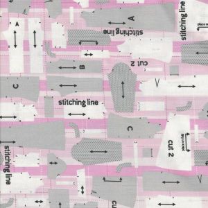 Sewing Studio Pattern Pieces in Sweet