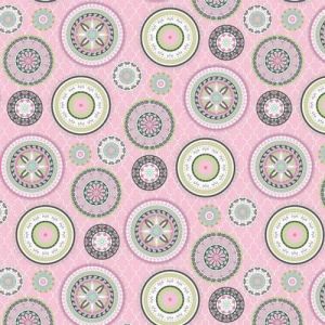 Silk Road Large Medallion in Pink