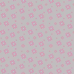 Silk Road Small Flowers in Gray