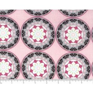Silk Road Small Medallion in Pink
