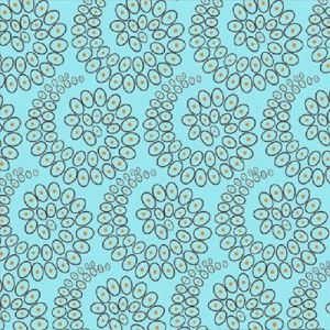 Silk Road Spirals in Light Blue