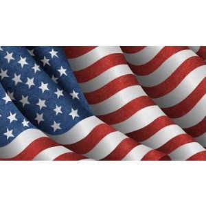 Singin The Blues Waving American Flag