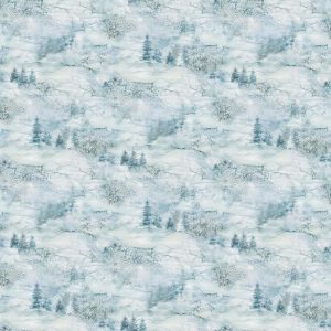 Soar Mountainside Trees in Light Teal