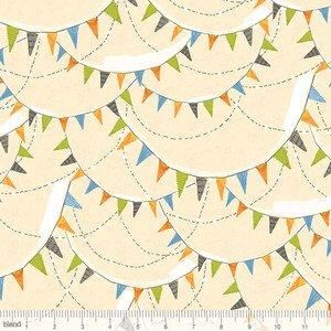 Spooky Town Bunting in Ivory