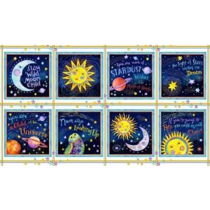 Stay Wild Moon Child Celestial Scenes Block Panel