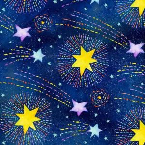 Stay Wild Moon Child Navy Shooting Stars