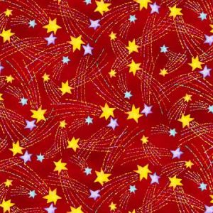 Stay Wild Moon Child Red Large Stars