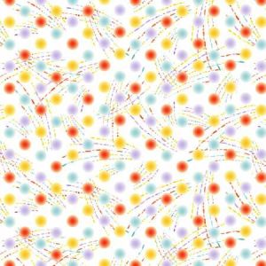 Stay Wild Moon Child White Abstract Dots