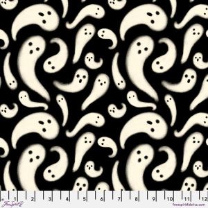 Storybook Halloween Who Ghost There in Black