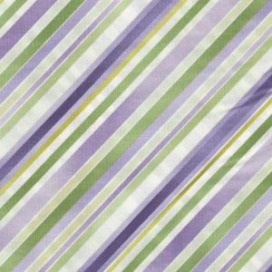 Sundance Diagonal Stripes in White  Purple