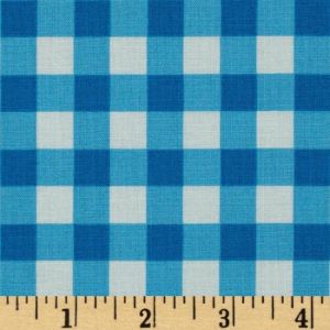 Sweet Lady Jane Garden Gingham in the color Periwinkle
