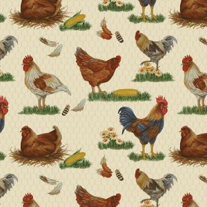 The Chicken Club Roosters and Chicken on Cream