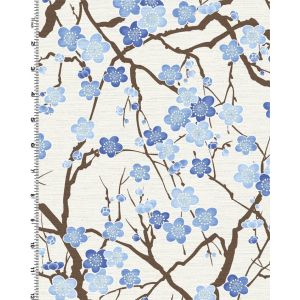 Tomorrow Morning Cherry Blossoms in Blue