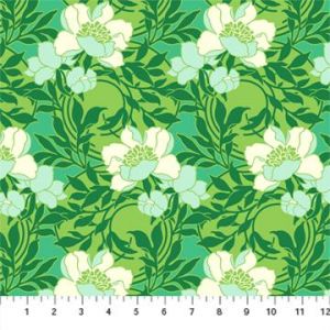 True Kisses Green Floral