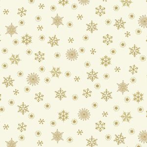 Twelve Days of Christmas Cream Snowflakes
