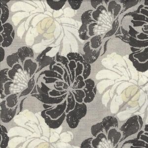 Twilight Blooms Large Floral in Gray