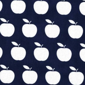 Uno Apples in Navy Blues