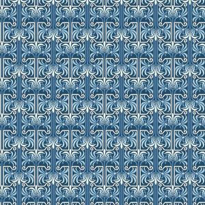 Veranda Art Deco in Dark Blue