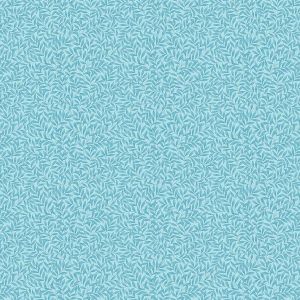 Veranda Leaves Allover in Light Teal