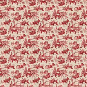 Vintage Christmas Red Horse