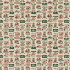 Vintage Christmas White Labels