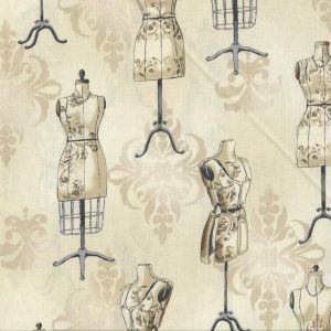 Vintage Couturier Dress Forms in Cream