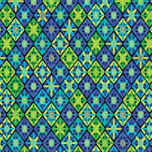 Viva Brazil Sunsetter in Blue/Green