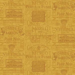 Wine Night Mustard Words Tone On Tone
