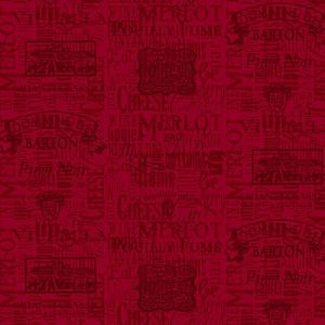 Wine Night Red Words Tone On Tone