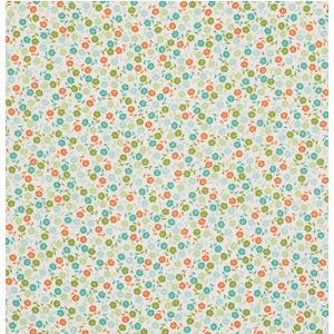 Wishing Well Floral Ditsy in Orange