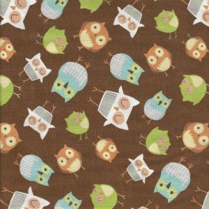 Wonderful Woodlands Owls in Brown