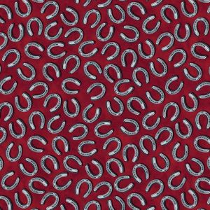 Yellowstone Tossed Horseshoes in Brick Red