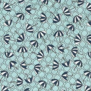 A Hole In One: Umbrella in Aqua